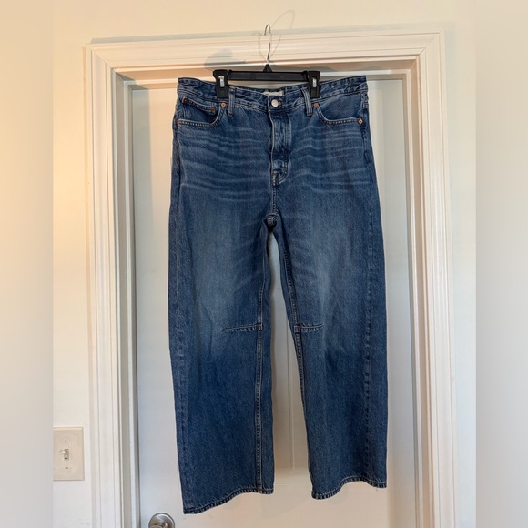 Madewell Women's Darted Barrel Leg Jeans - Picture 1 of 3